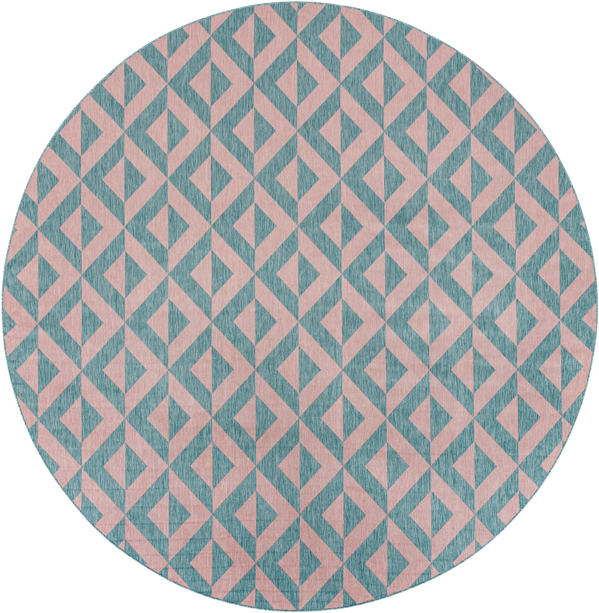 Rug Pink and Aqua Swatch link