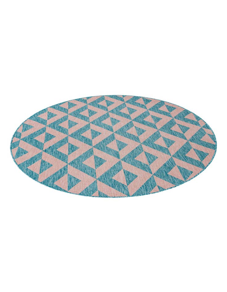 Detail image of  7' x 7'  Washable Jill Zarin Napa Indoor / Outdoor Round Rug