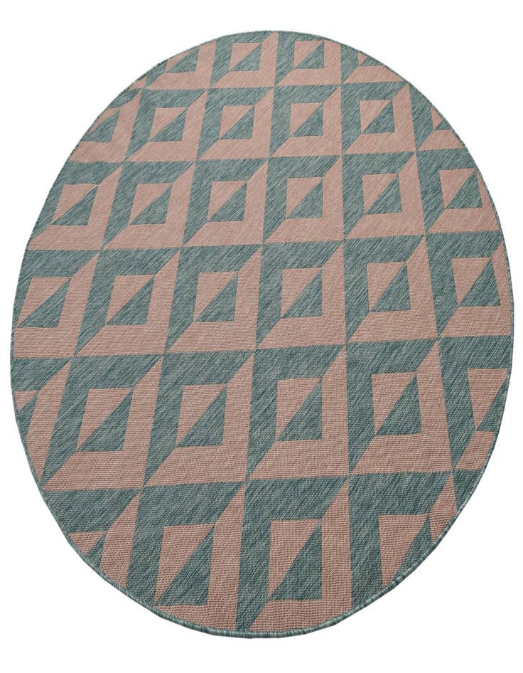Detail image of  7' x 7'  Washable Jill Zarin Napa Indoor / Outdoor Round Rug