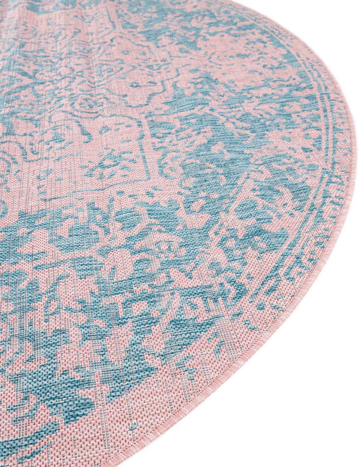 Detail image of  3' x 3'  Washable Jill Zarin Dubai Indoor / Outdoor Round Rug