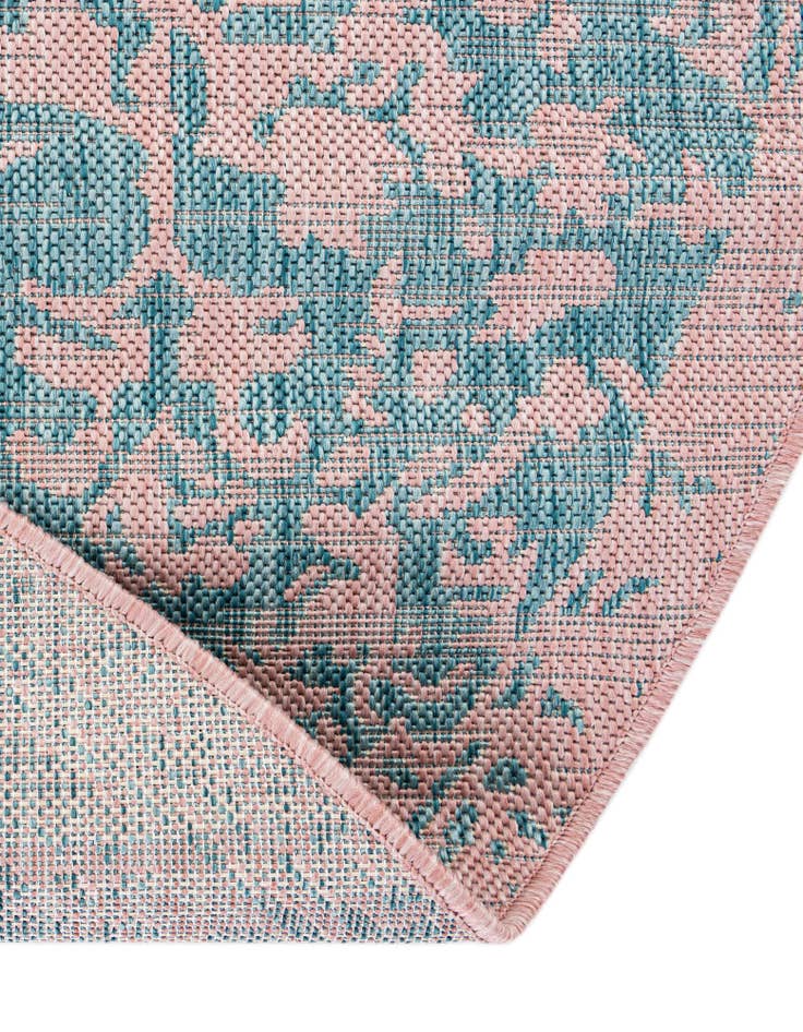 Detail image of  3' x 3'  Washable Jill Zarin Dubai Indoor / Outdoor Round Rug