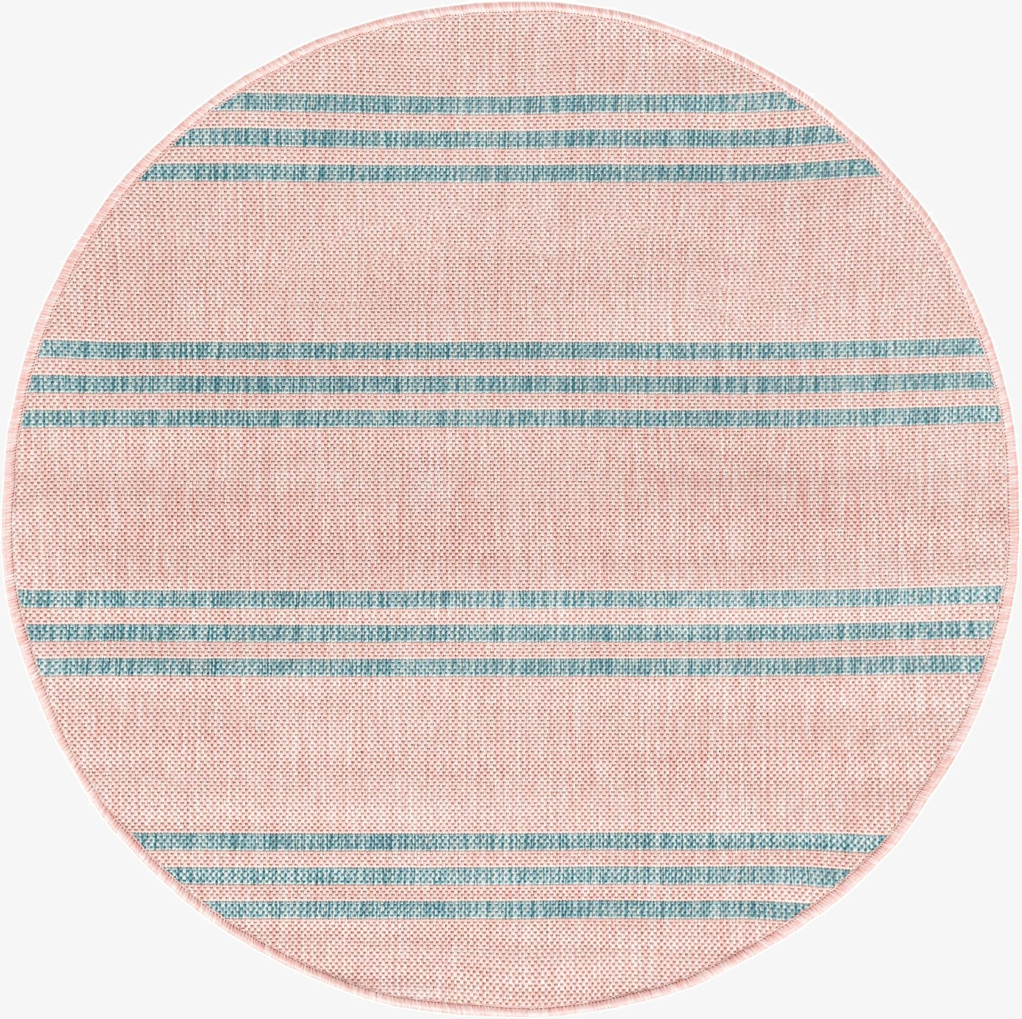  3' x 3'  Washable Jill Zarin Anguilla Indoor / Outdoor Round Rug