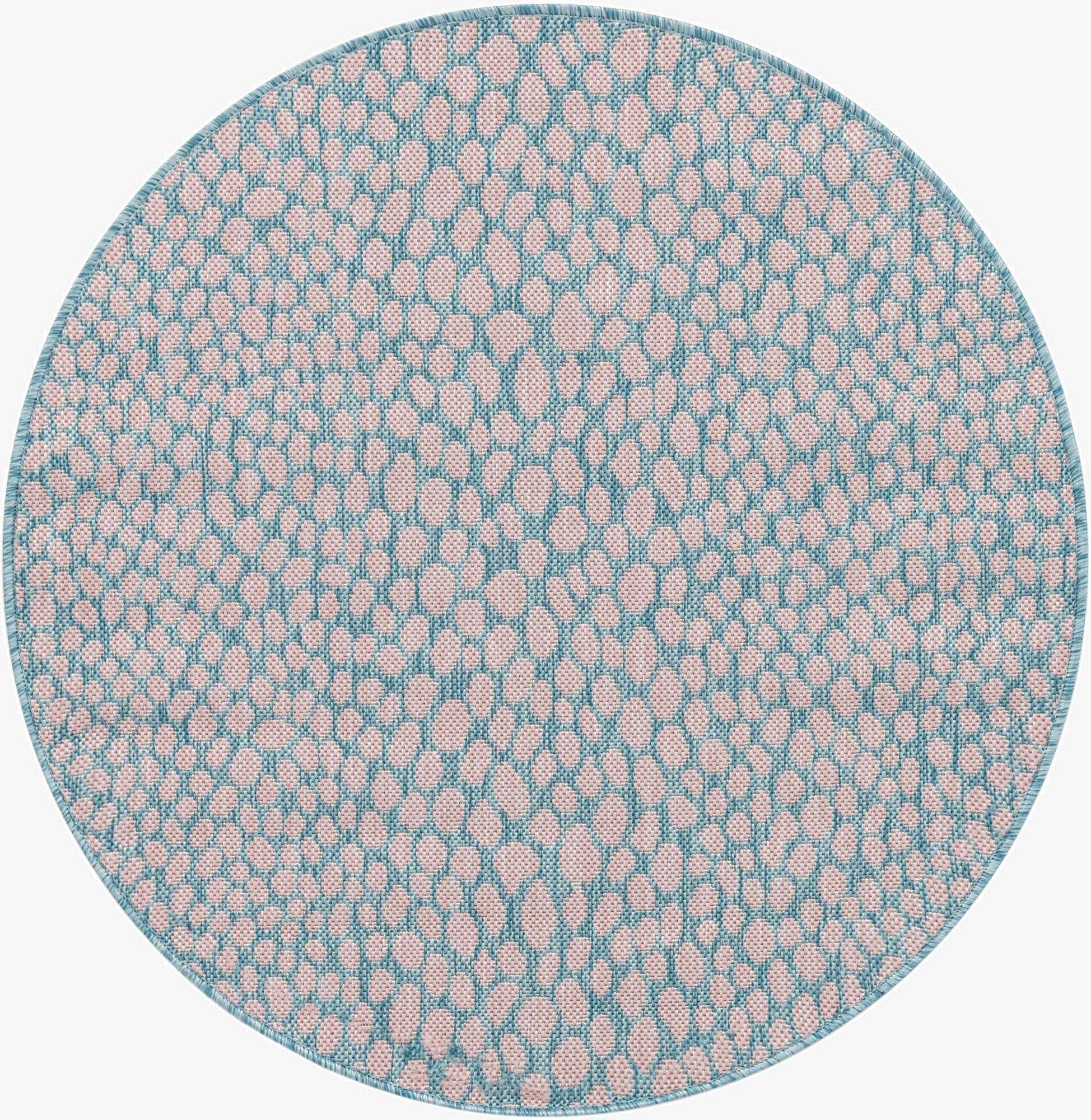  3' x 3'  Washable Jill Zarin Cape Town Indoor / Outdoor Round Rug