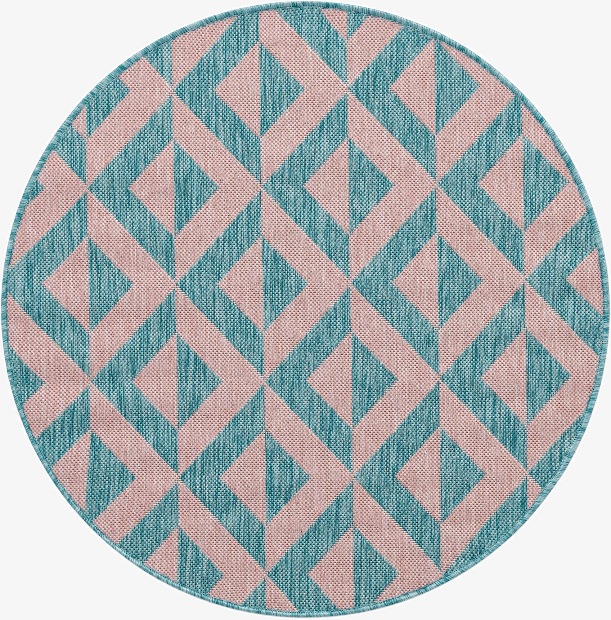  3' x 3'  Washable Jill Zarin Napa Indoor / Outdoor Round Rug