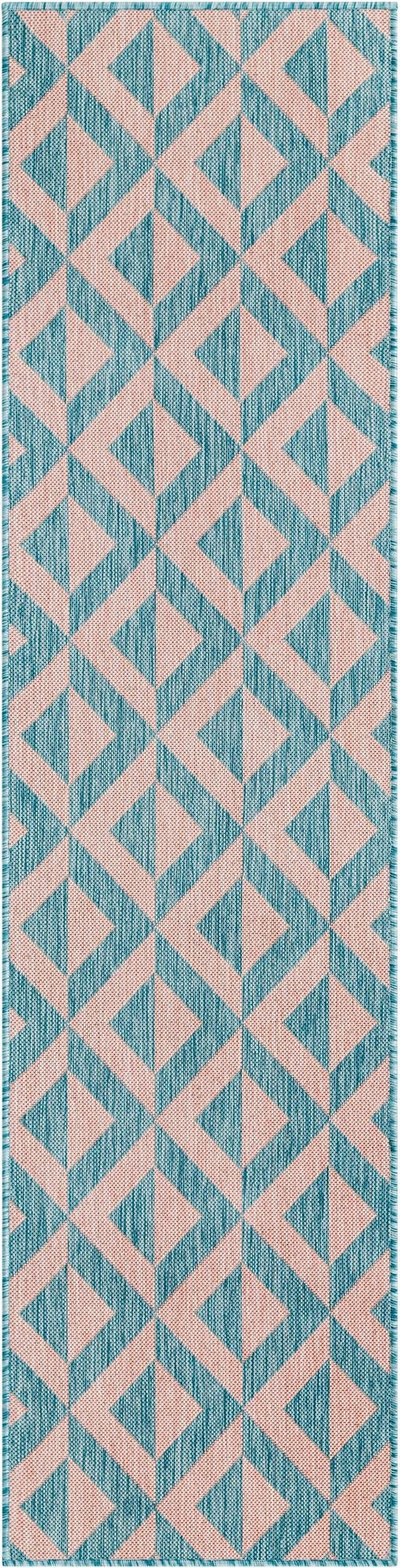  2' x 8'  Washable Jill Zarin Napa Indoor / Outdoor Runner Rug