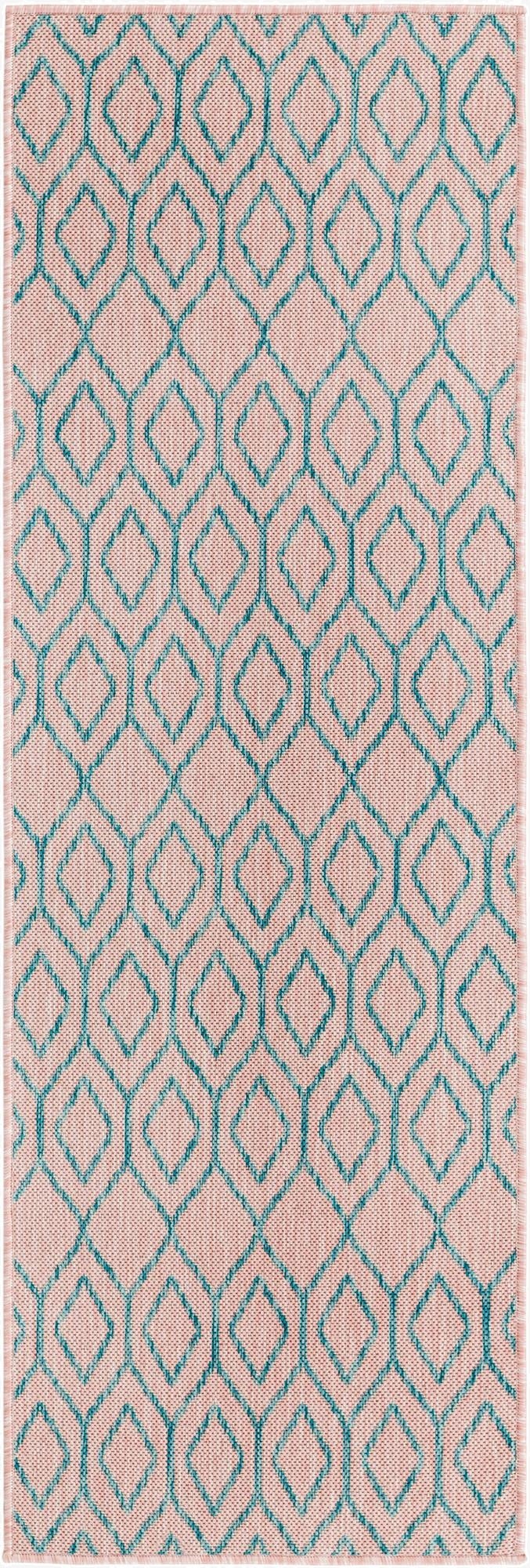  2' x 6'  Washable Jill Zarin Turks and Caicos Indoor / Outdoor Runner Rug