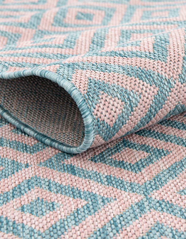 Detail image of  10' 8 x 10' 8  Washable Jill Zarin Costa Rica Indoor / Outdoor Square Rug