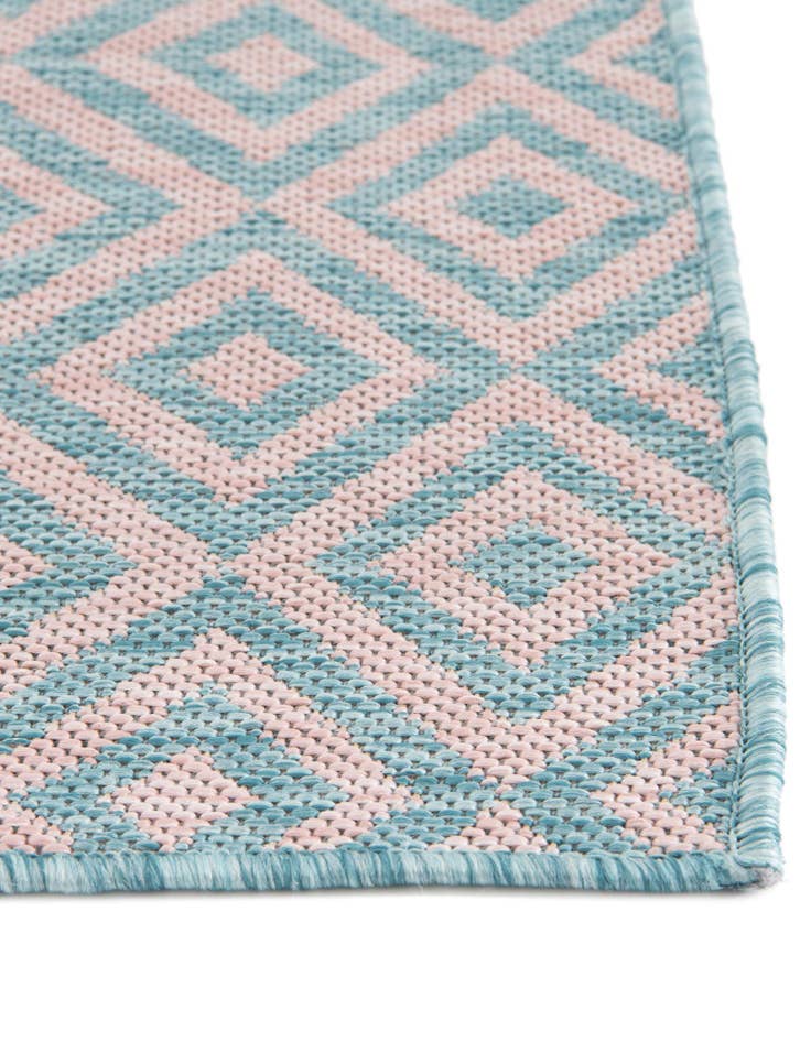 Detail image of  10' 8 x 10' 8  Washable Jill Zarin Costa Rica Indoor / Outdoor Square Rug