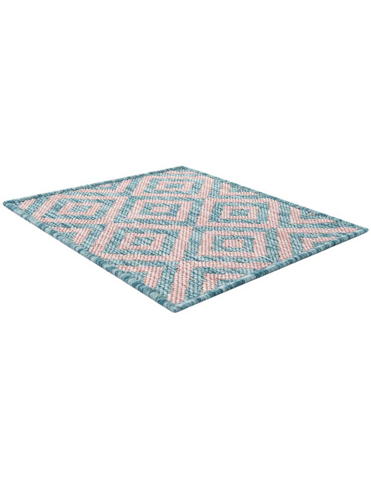 Detail image of  1' 2 x 1' 4  Washable Jill Zarin Indoor / Outdoor Square Rug