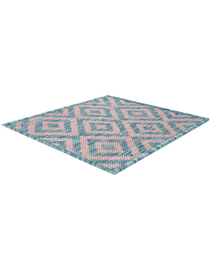 Detail image of  1' 2 x 1' 4  Washable Jill Zarin Indoor / Outdoor Square Rug