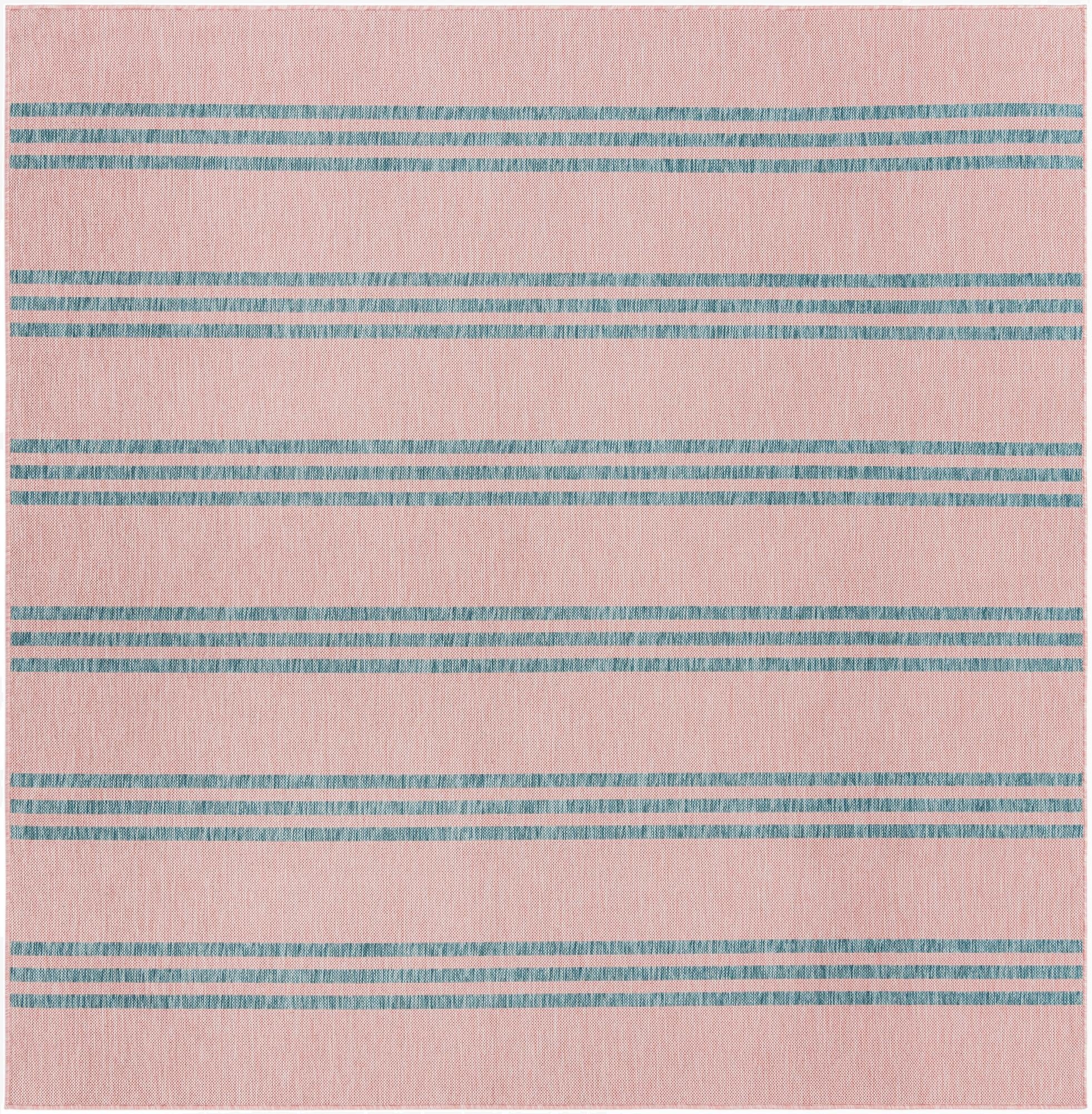  7' 10 x 7' 10  Washable Jill Zarin Anguilla Indoor / Outdoor Square Rug