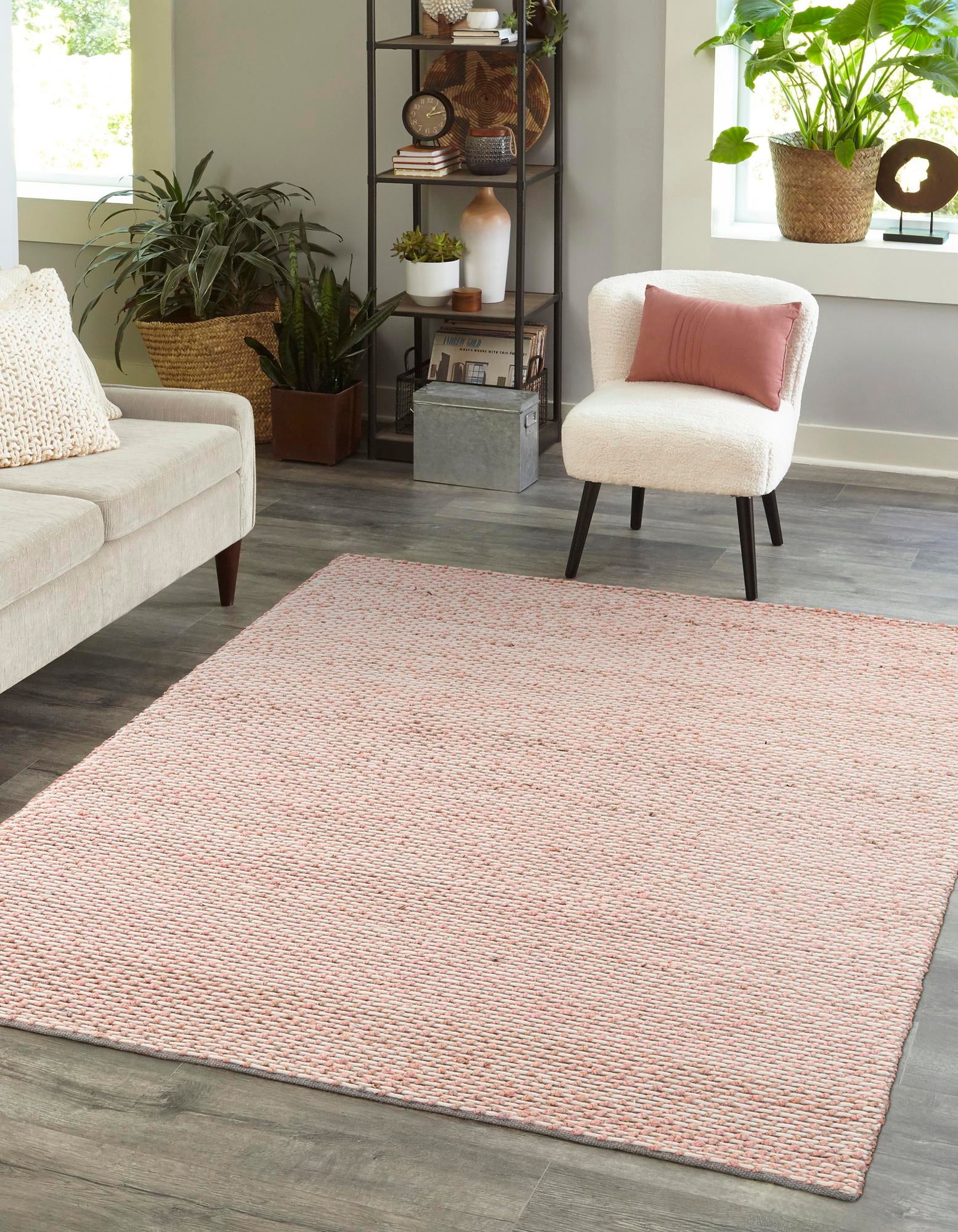 Rug Pink and Gray Swatch link
