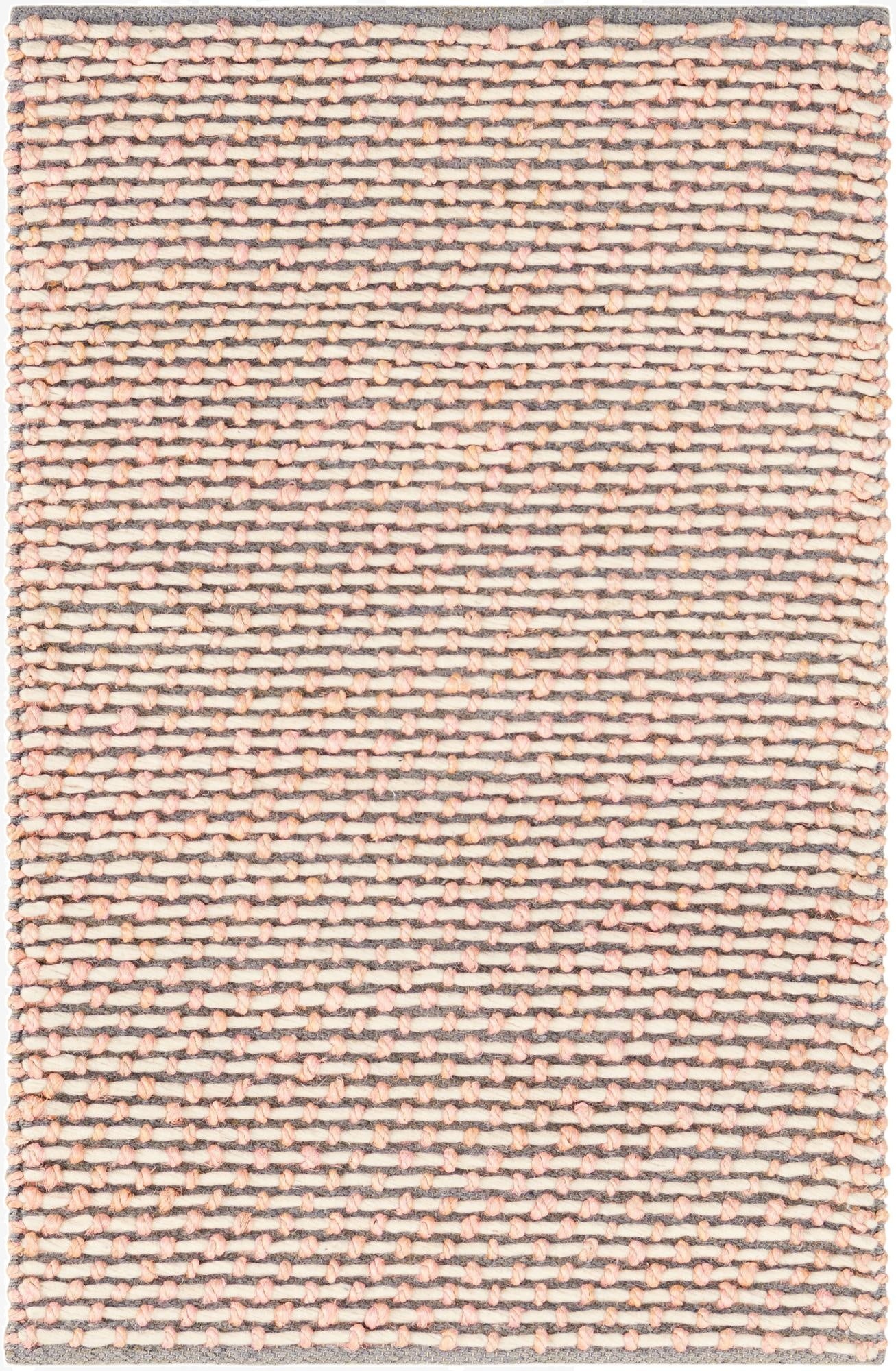  2' x 3' 1  Hand Woven Seaside Pearl Jute Rug