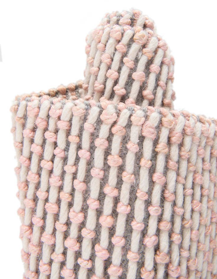 Detail image of  7' 10 x 7' 10 Seaside Pearl Jute Square Rug