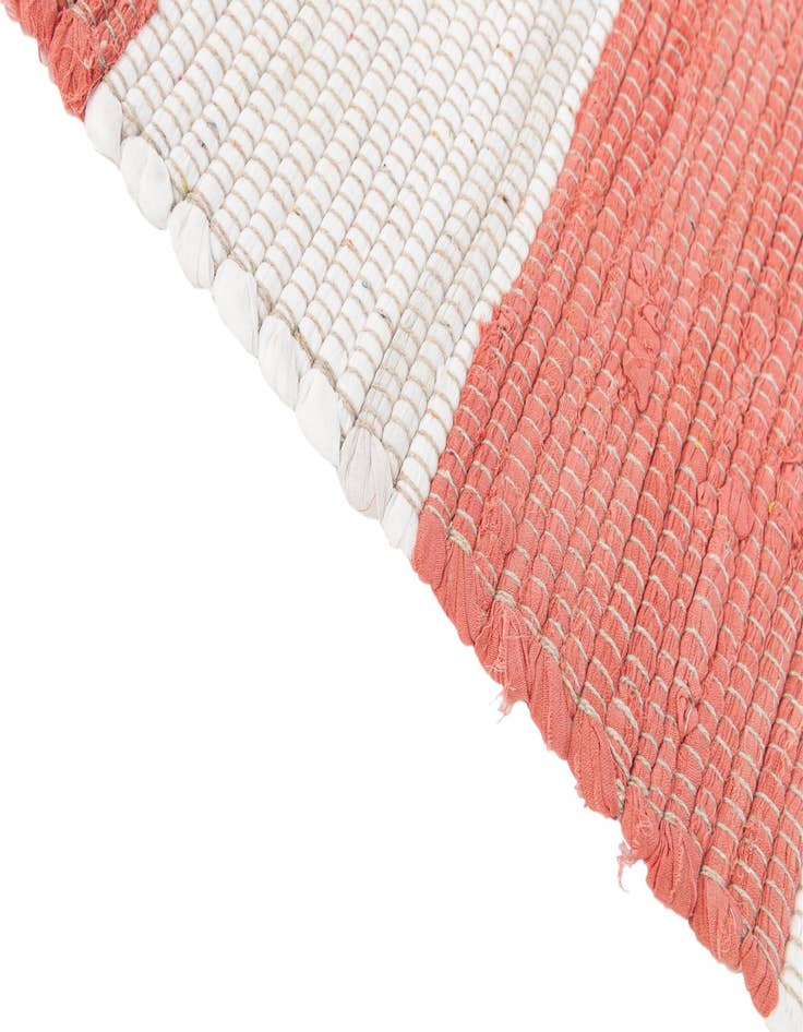 Detail image of  3' 2 x 5' 1  Hand Woven Chindi Cotton Rug