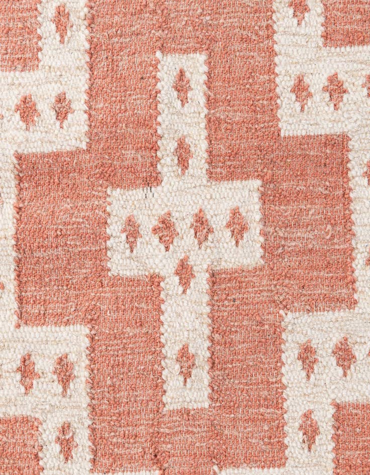 Detail image of  4' 2 x 6' 1  Hand Woven Kilim Wool Rug