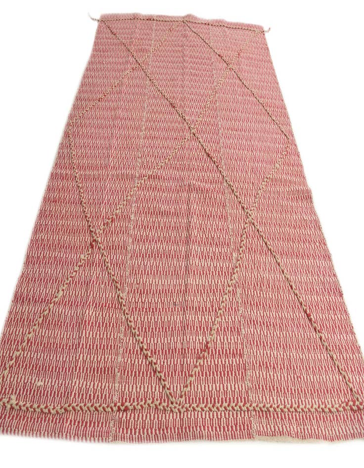 Detail image of  6' 1 x 8' 6  Hand Knotted Moroccan Wool Rug