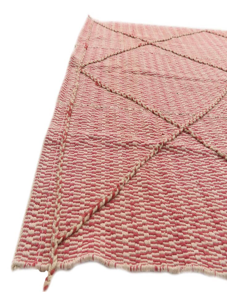 Detail image of  6' 1 x 8' 6  Hand Knotted Moroccan Wool Rug