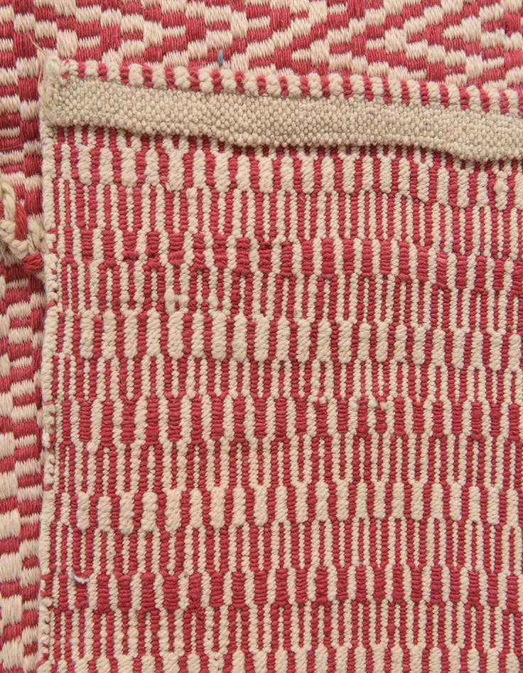 Detail image of  6' 1 x 8' 6  Hand Knotted Moroccan Wool Rug