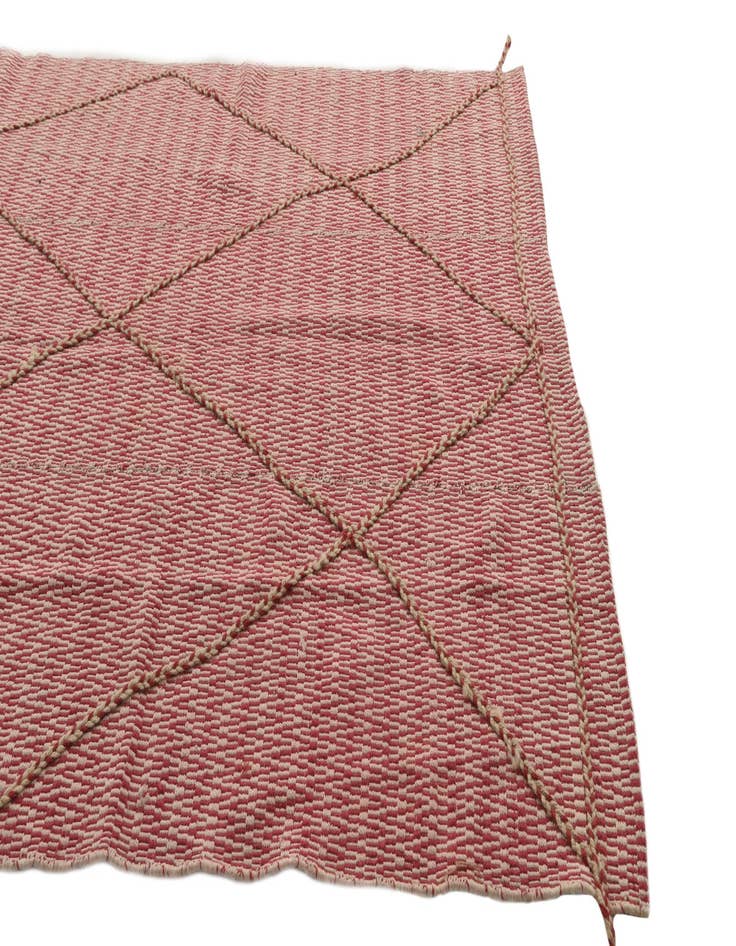 Detail image of  6' 2 x 8' 5  Hand Knotted Moroccan Wool Rug