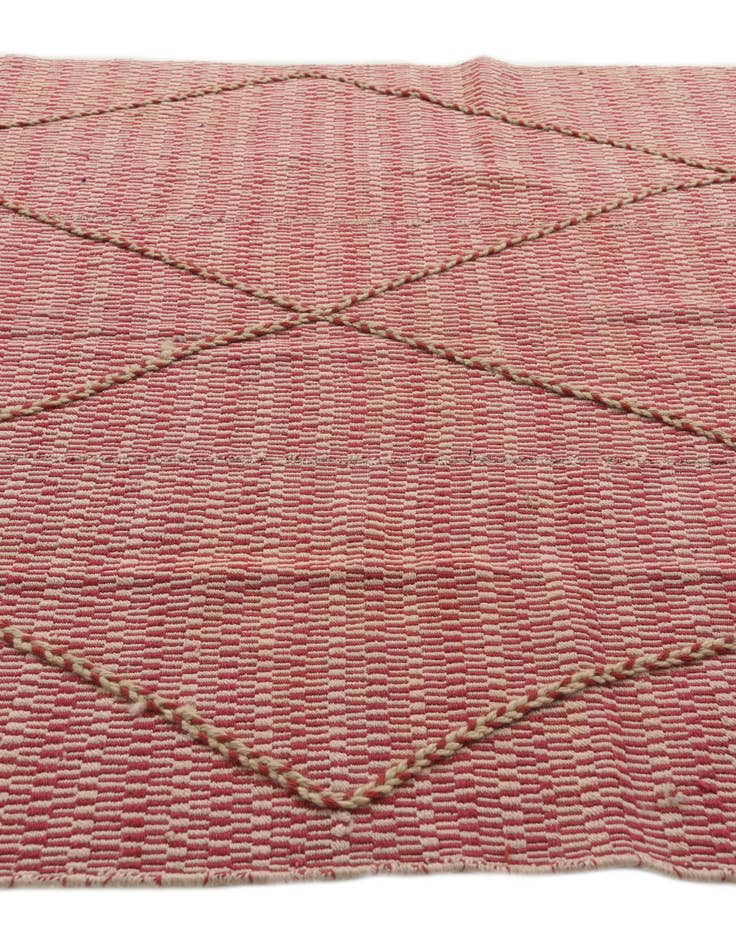 Detail image of  6' 2 x 8' 5  Hand Knotted Moroccan Wool Rug