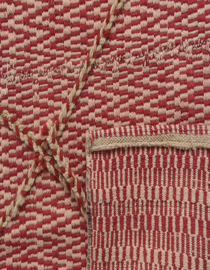 Detail image of  6' 2 x 8' 5  Hand Knotted Moroccan Wool Rug