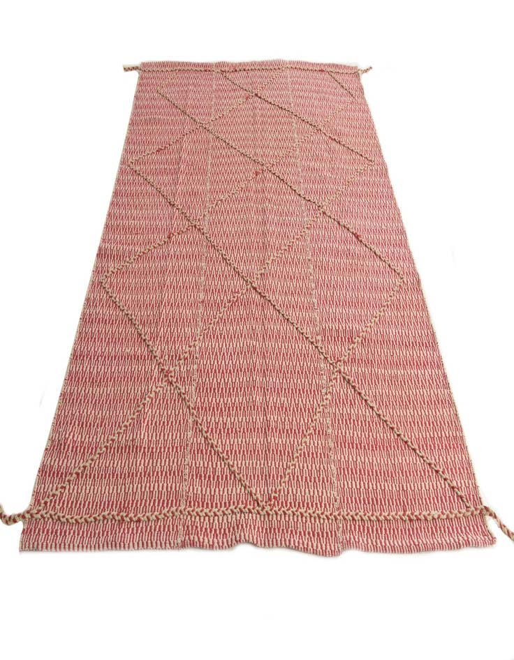 Detail image of  6' 2 x 8' 8  Hand Knotted Moroccan Wool Rug