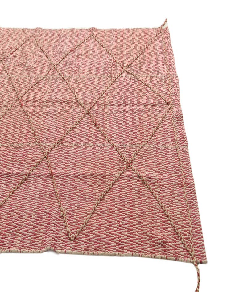 Detail image of  6' 2 x 8' 8  Hand Knotted Moroccan Wool Rug