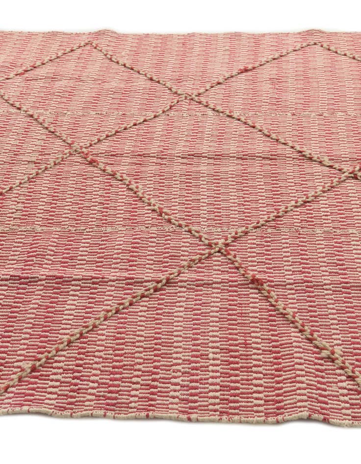Detail image of  6' 2 x 8' 8  Hand Knotted Moroccan Wool Rug