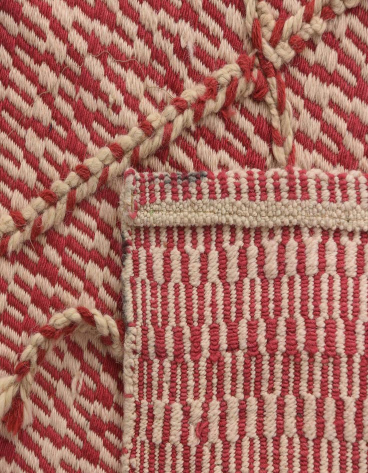 Detail image of  6' 2 x 8' 8  Hand Knotted Moroccan Wool Rug