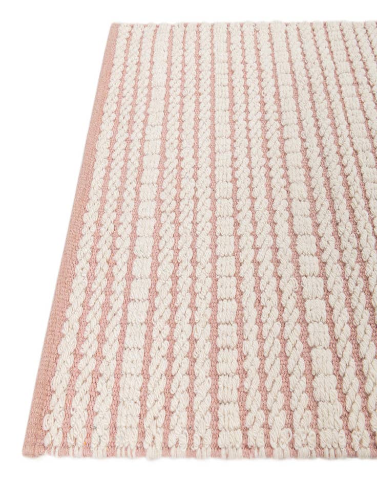 Detail image of 2' x 3' 3 Hand Woven Seaside Pearl Jute Rug