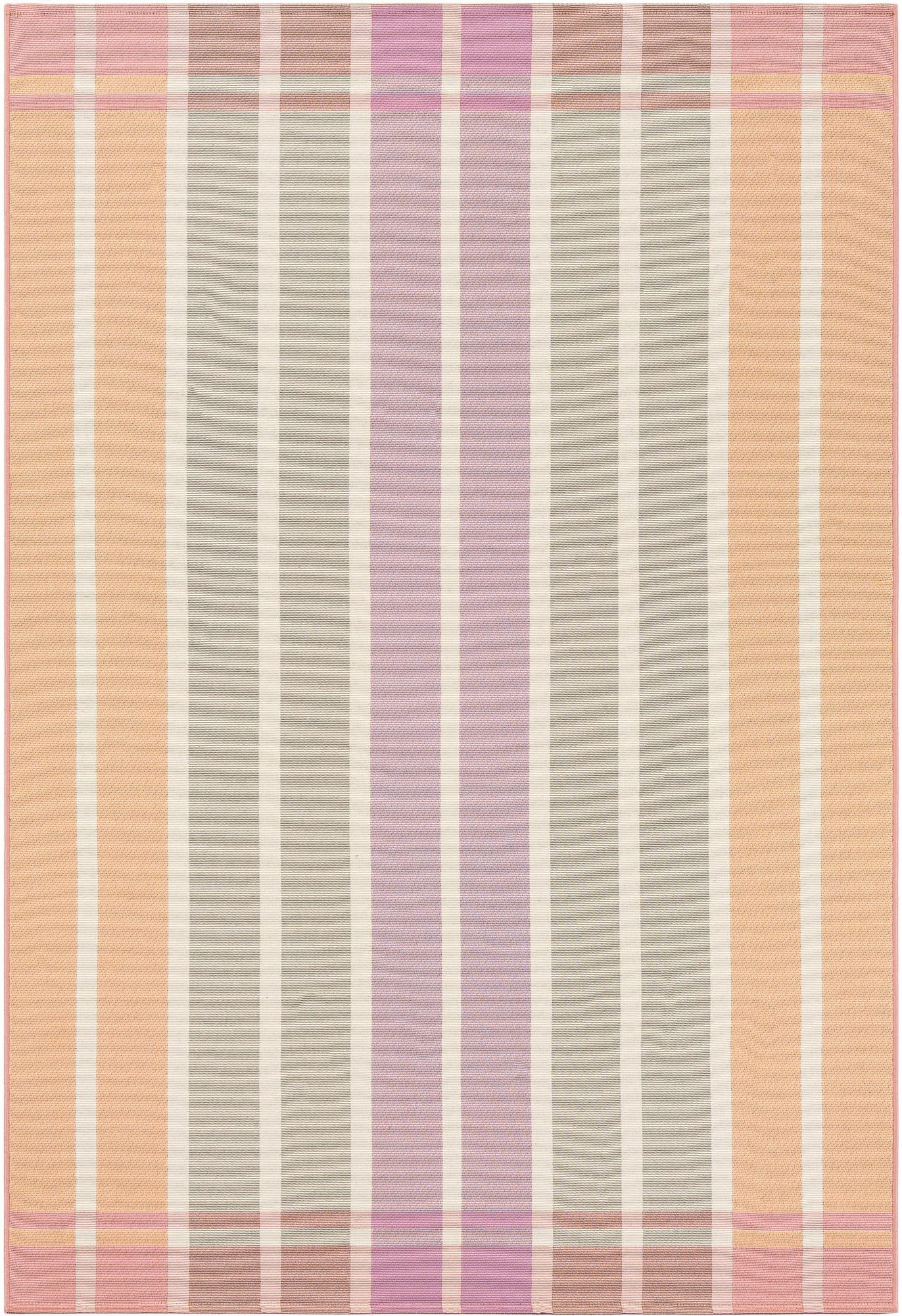  5' 3 x 8'  Washable Ribbon Indoor / Outdoor Rug