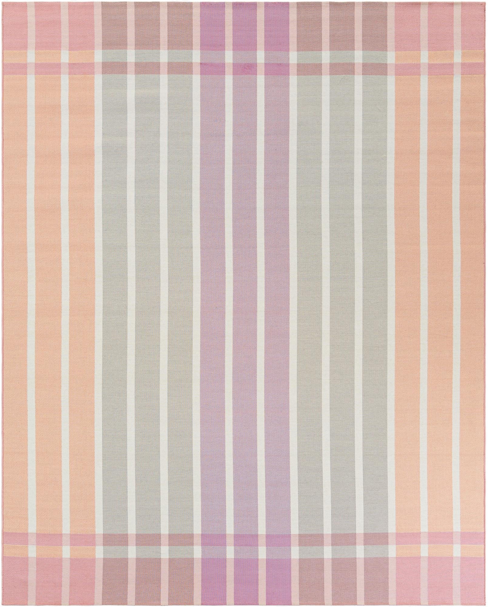  7' 10 x 10'  Washable Ribbon Indoor / Outdoor Rug