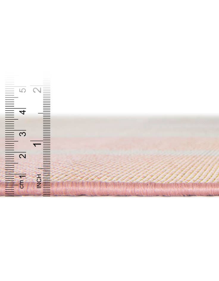 Detail image of  7' 10 x 7' 10  Washable Ribbon Indoor / Outdoor Square Rug