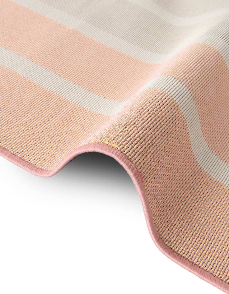 Detail image of  7' 10 x 7' 10  Washable Ribbon Indoor / Outdoor Square Rug