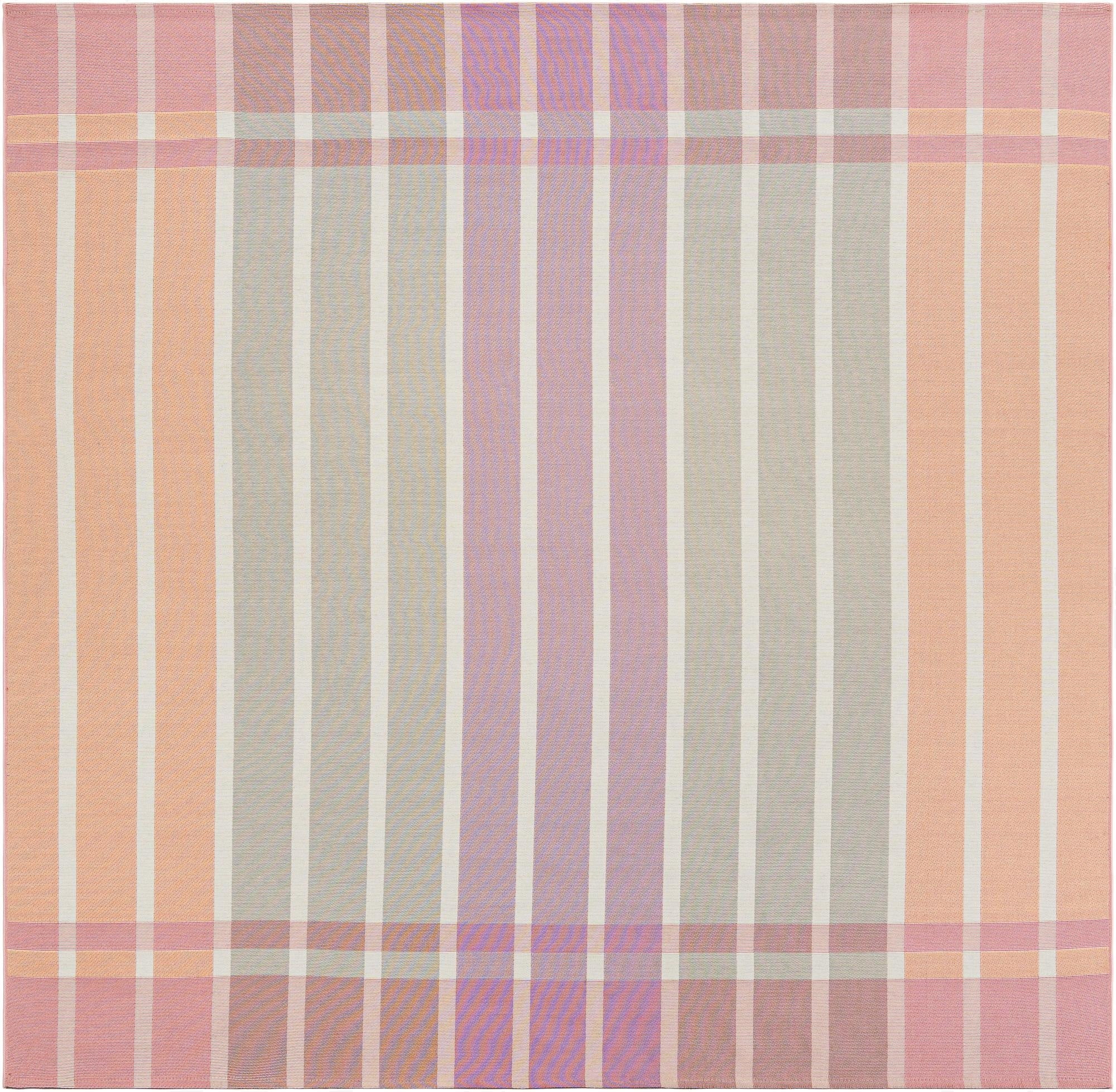  7' 10 x 7' 10  Washable Ribbon Indoor / Outdoor Square Rug