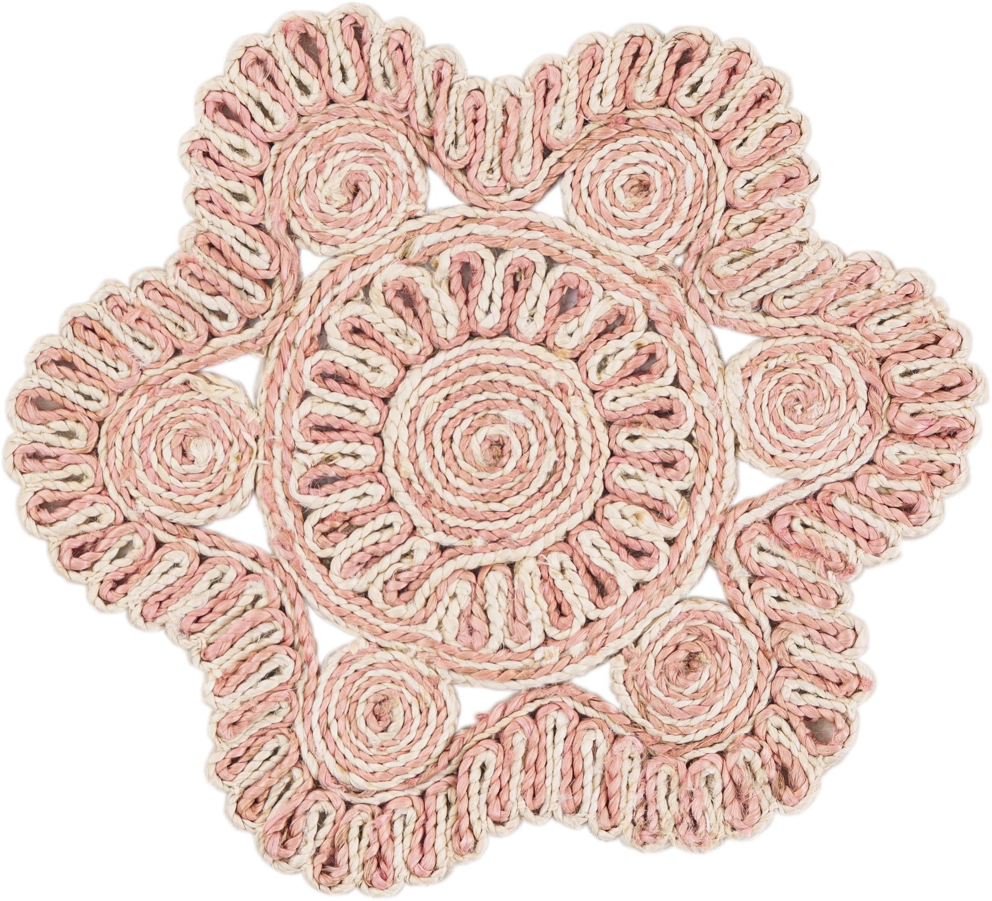 Rug Pink and White Swatch link
