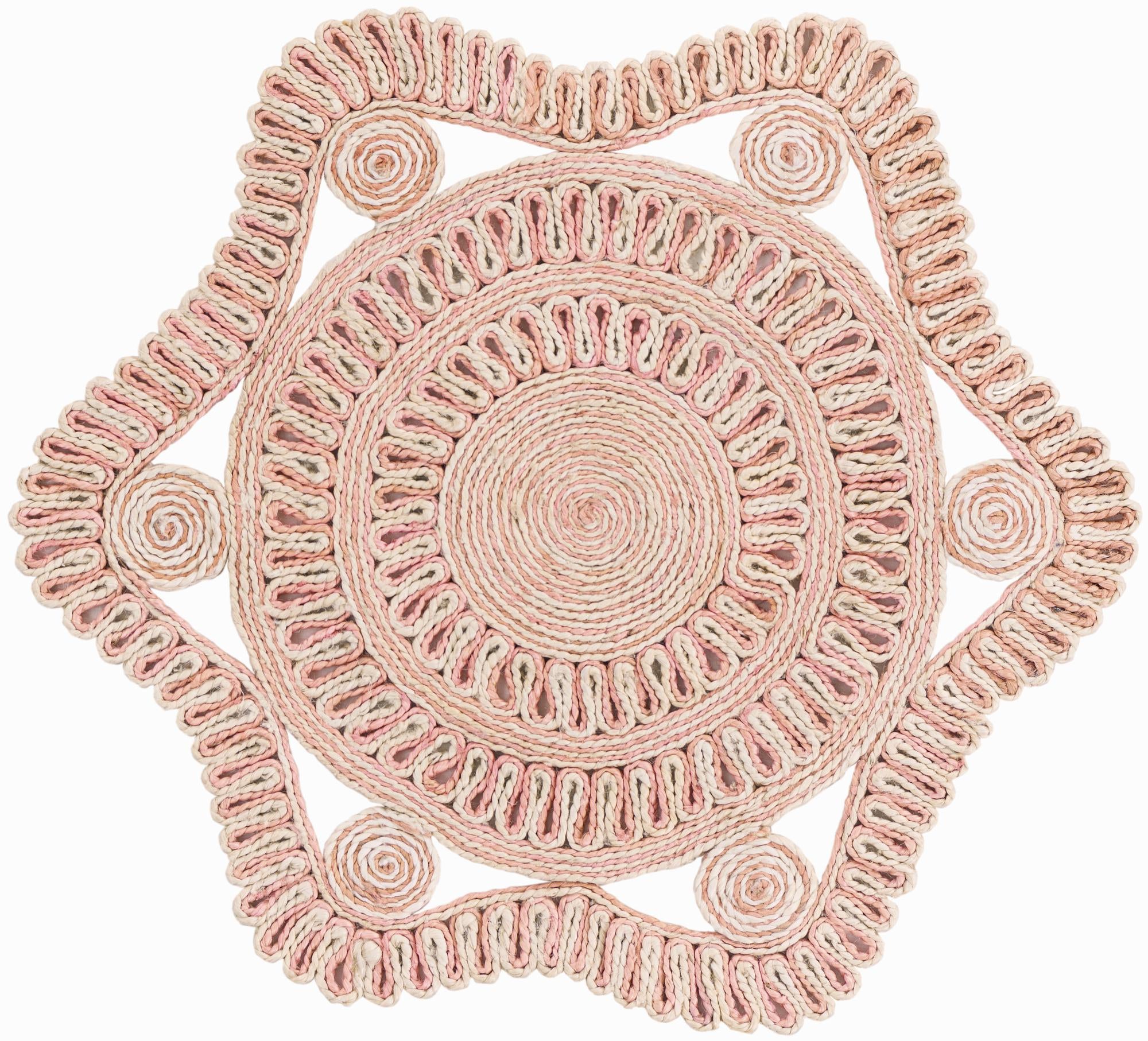 Rug Pink and White Swatch link