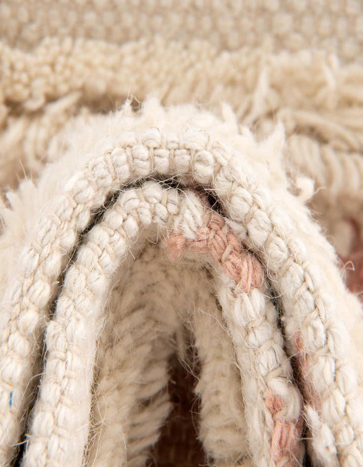 Detail image of  10' x 10'  Hand Woven Arizona Wool Square Rug