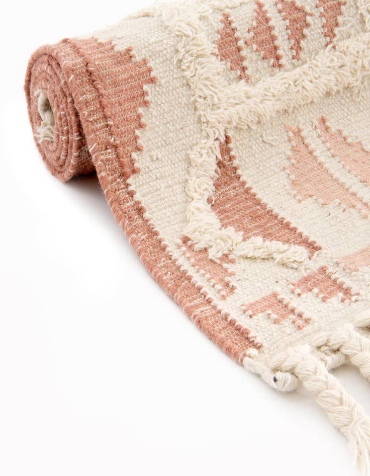 Detail image of  10' x 10'  Hand Woven Arizona Wool Square Rug