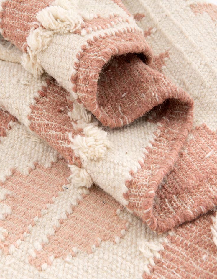 Detail image of  10' x 10'  Hand Woven Arizona Wool Square Rug