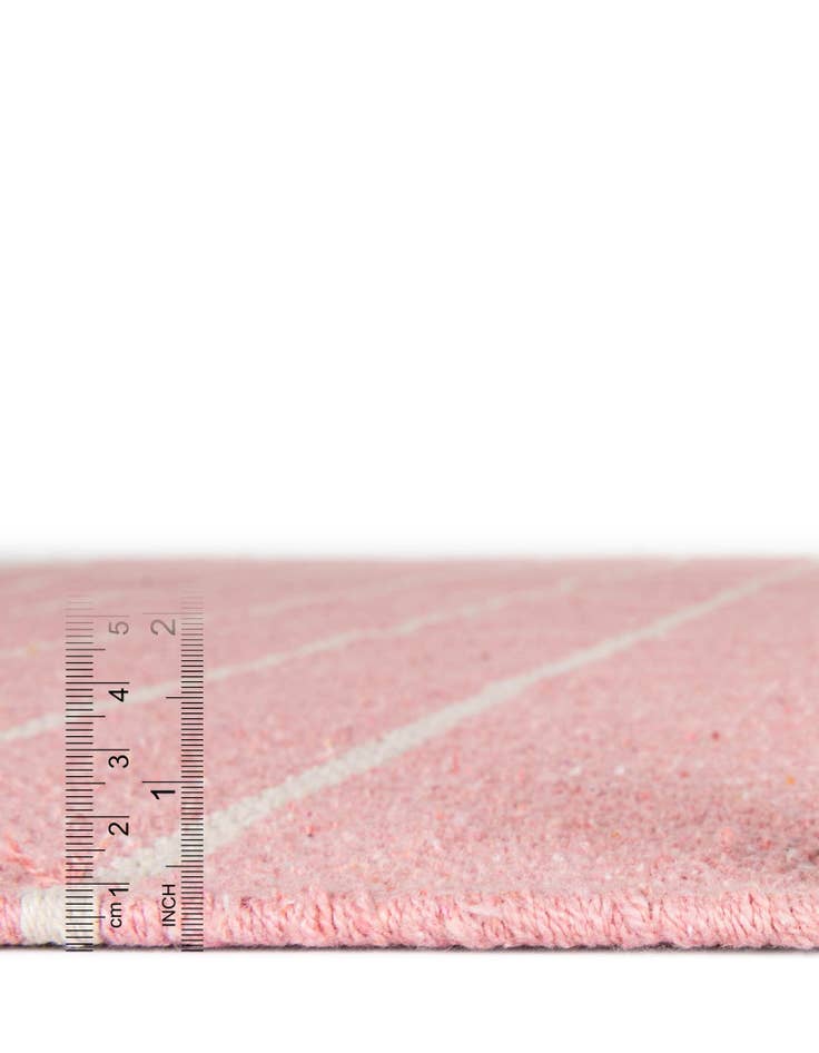 Detail image of  7' 1 x 7' 1  Hand Woven Chindi Cotton Square Rug