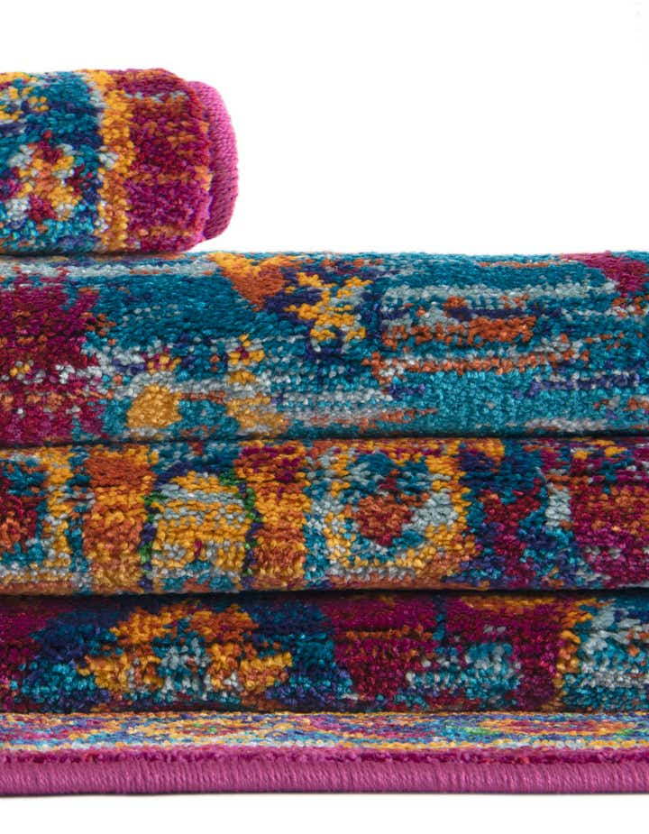 Pink Blue 9' x 12' Calypso Rug | Rugs.com