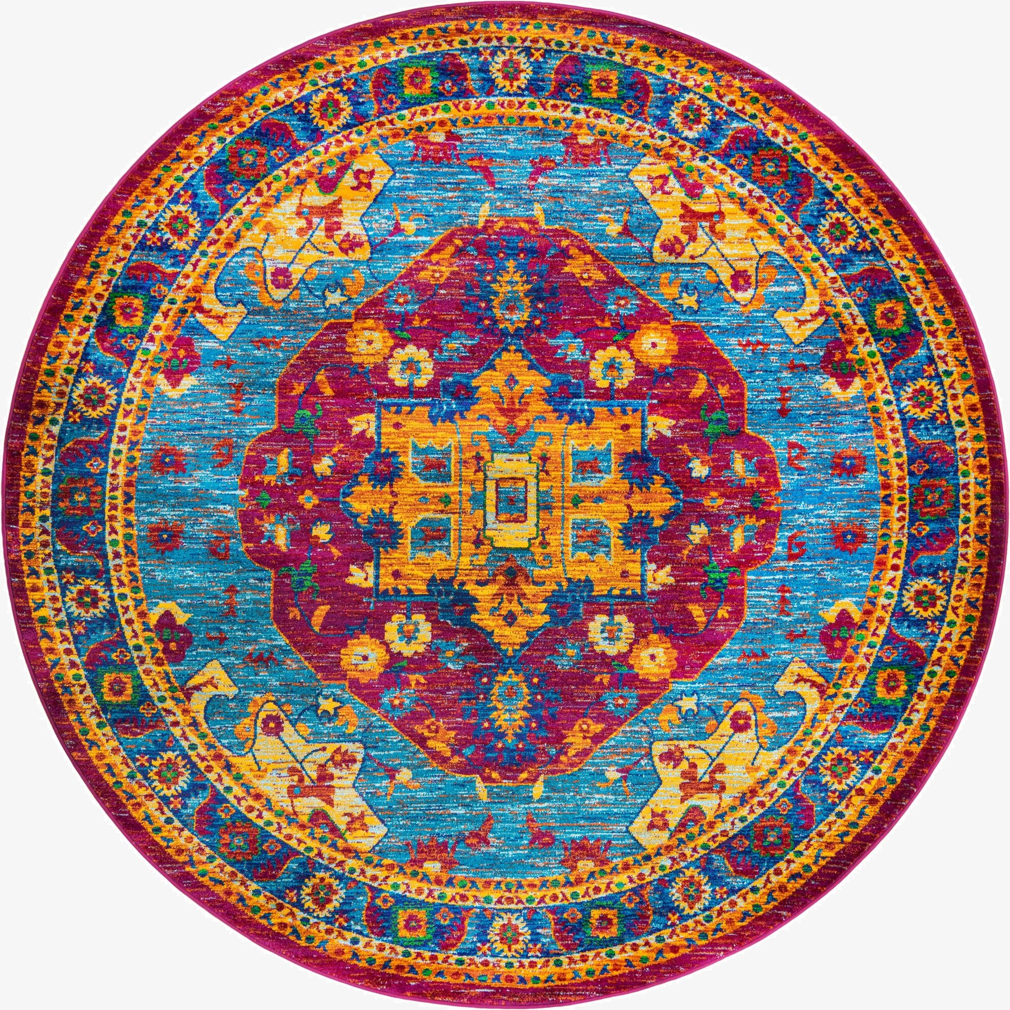  7' 10 x 7' 10 Calypso Round Rug