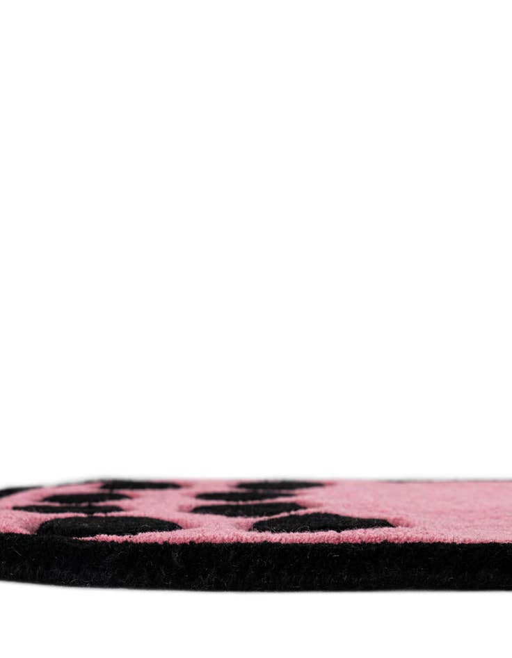 Detail image of  1' 7 x 3' 1 Happy Rugs Boba Tea Wool Freeform