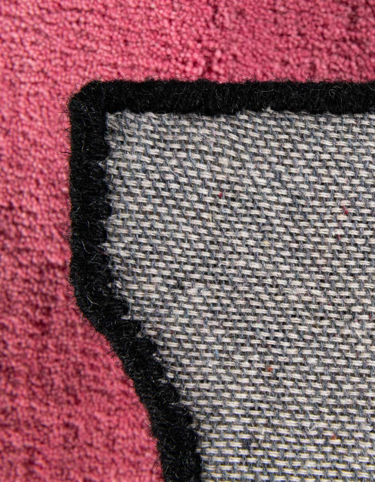 Detail image of  1' 7 x 3' 1 Happy Rugs Boba Tea Wool Freeform