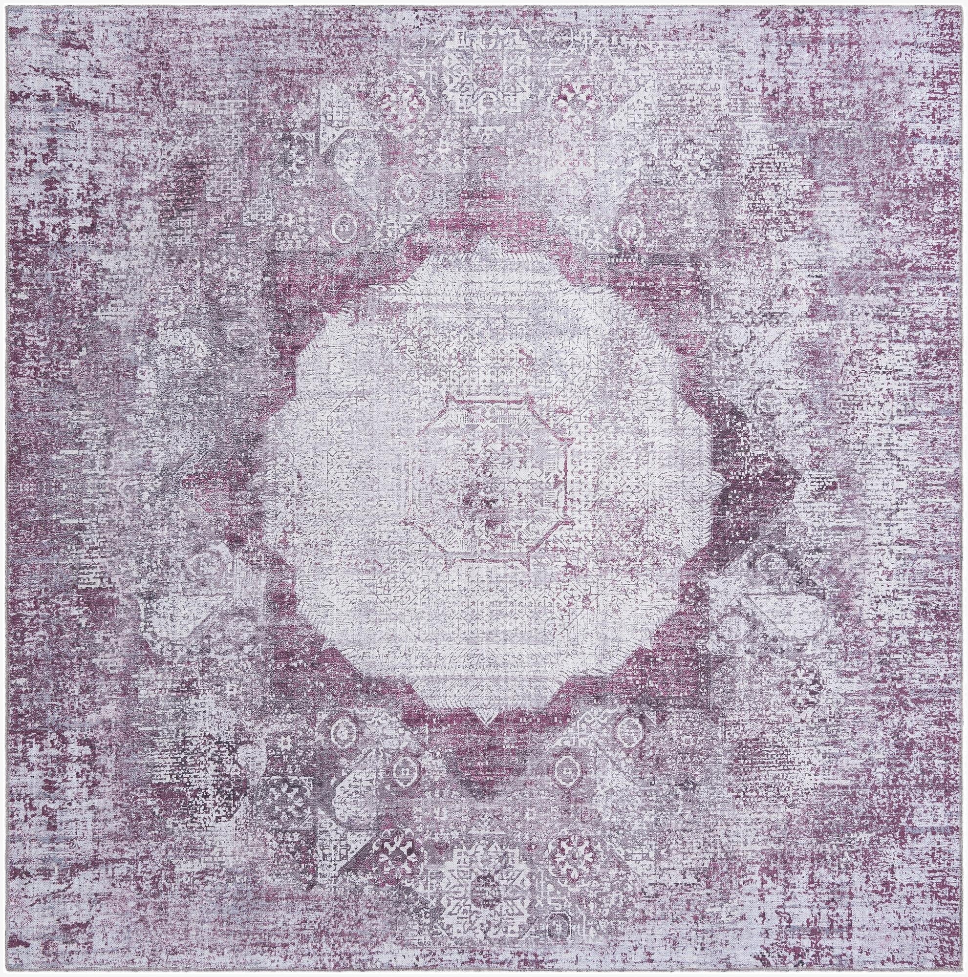  7' 10 x 7' 10  Washable Yara Square Rug