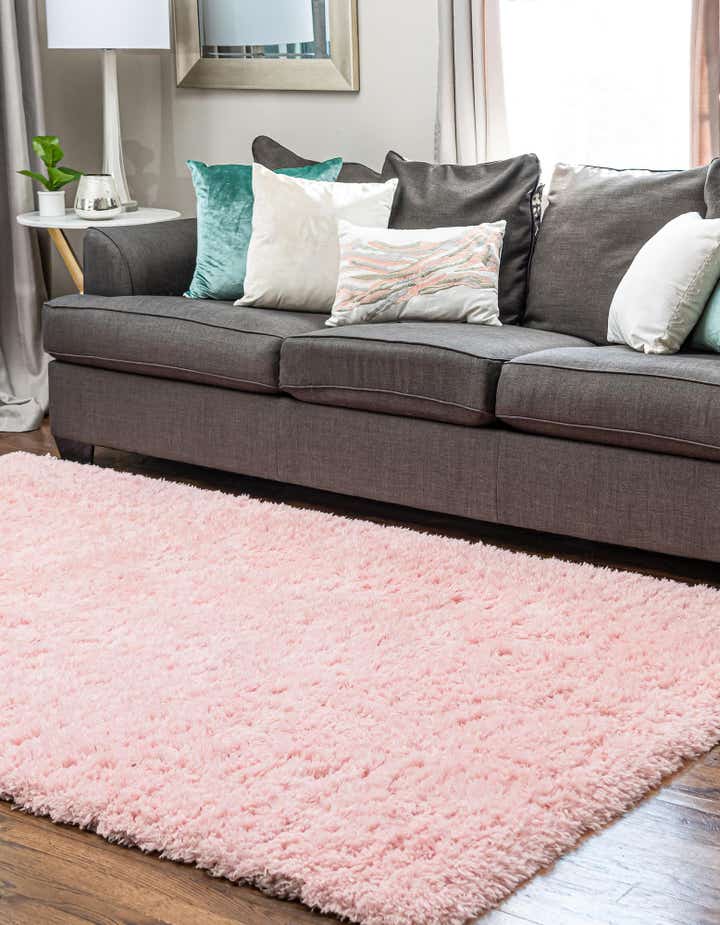 Pink Lace 5' x 8' Infinity Shag Rug | Rugs.com