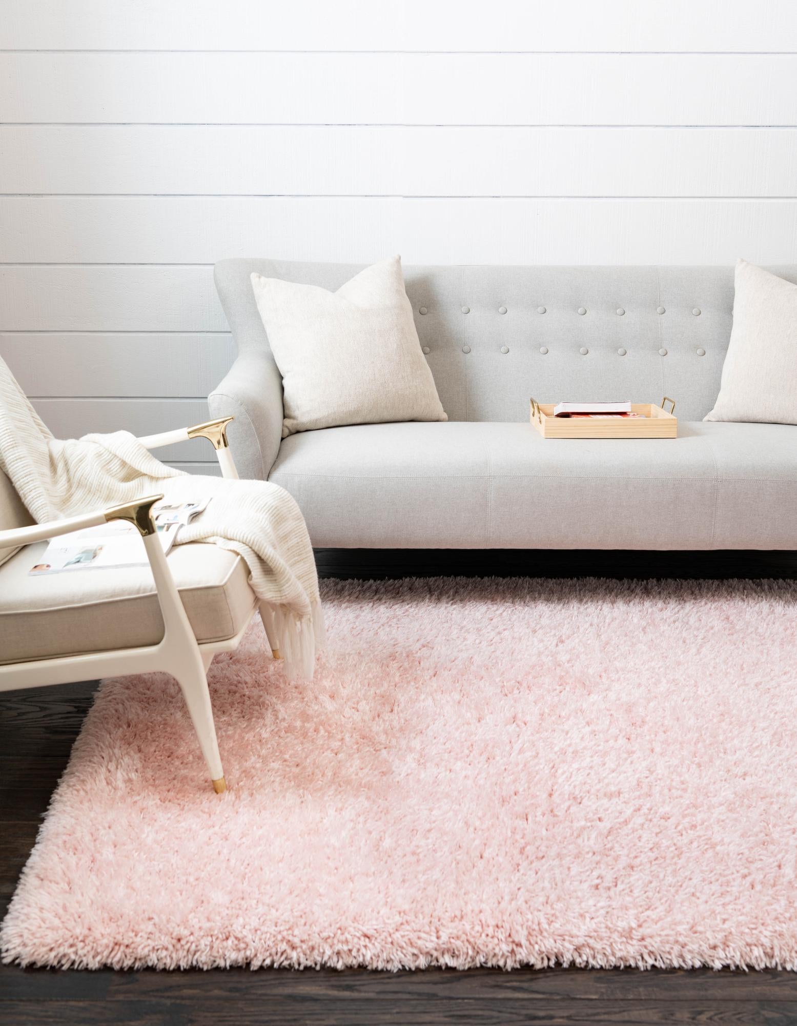 Pink Lace 6' x 9' Infinity Shag Rug | Rugs.com