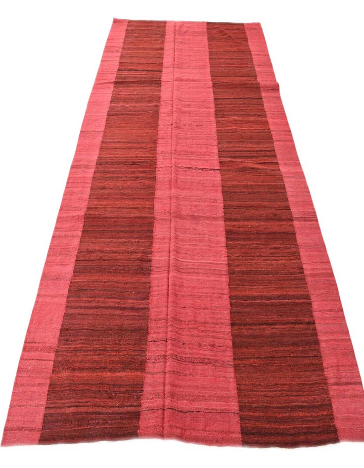 Detail image of  6' 6 x 9' 7  Hand Woven Kilim Modern Wool Rug